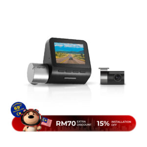 Dashcam Depan Belakang 2.7K Dual Channel GPS & ADAS