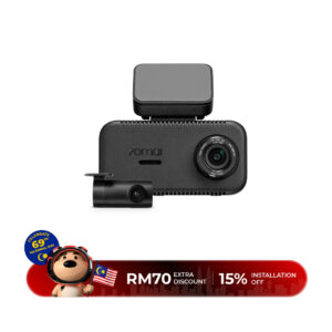 4K Dashcam Kereta Depan Belakang with 4G GPS & HDR